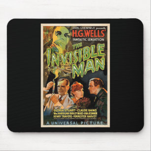 Retro Horror Movie S Monsters Halloween Mousepad