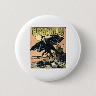 Retro-Horrorfilm-Monster-Vampir-Vintage-Halloween Button