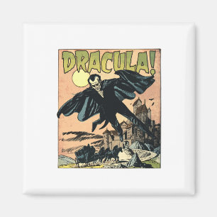 Retro-Horrorfilm-Monster-Vampir-Vintage-Halloween Magnet