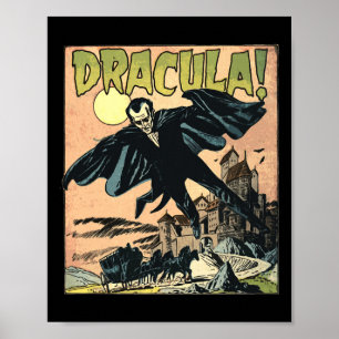 Retro-Horrorfilm-Monster-Vampir-Vintage-Halloween Poster