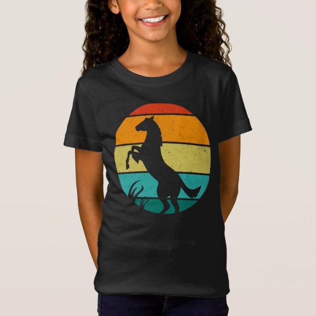 Retro Horse T-Shirt (Vorderseite)