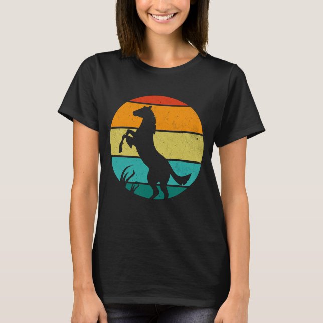 Retro Horse T-Shirt (Vorderseite)