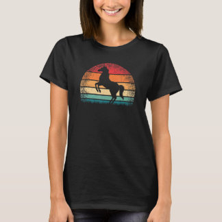 Retro Horse Vintage Horseback Riding Horse Wester T-Shirt