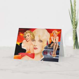 Retro Hot Birthday Karte