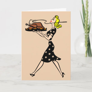 RETRO HOUSEWIFE ERNTEDANK CARDS KARTE