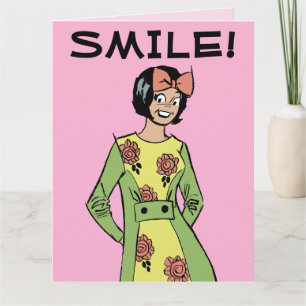 RETRO HOUSEWIFE FUNNY BIRTHDAY GREETING CARD KARTE