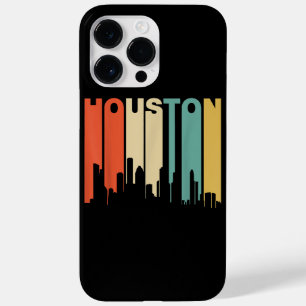 Retro-Houston-Texas-Skyline im Stil der 1970er Jah Case-Mate iPhone 14 Pro Max Hülle