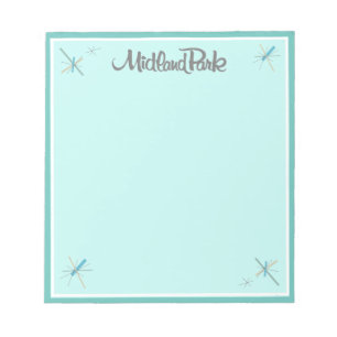 Retro Hübsch Mitte des Jahrhunderts Modernes Notep Notizblock