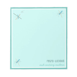 Retro Hübsch Mitte des Jahrhunderts Modernes Notep Notizblock