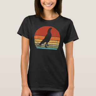 Retro-Huhn Vintage-Hühnersilhouette Tier 8 T-Shirt