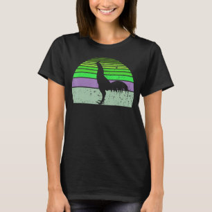 Retro-Hühner Vintage Hühner-Silhouette Farm Anim T-Shirt