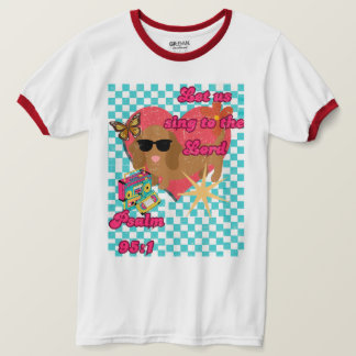 Retro-Hund-Bibelvers-T-Shirt Unisex T-Shirt