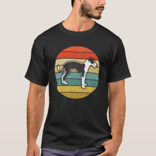 Retro Hund Cooler Grauhund Liebe Tier T-Shirt