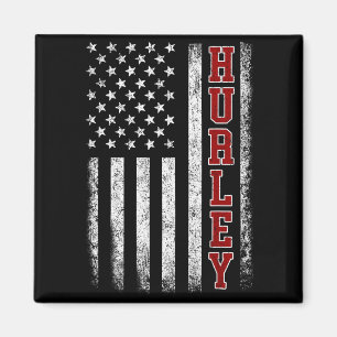 Retro Hurley Heimatstaat Cool 70er 80er Style Sonn Magnet