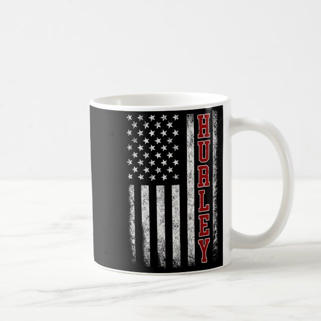 Retro Hurley Home State Cool 70s 80s Style Sunset  Kaffeetasse (Rechts)