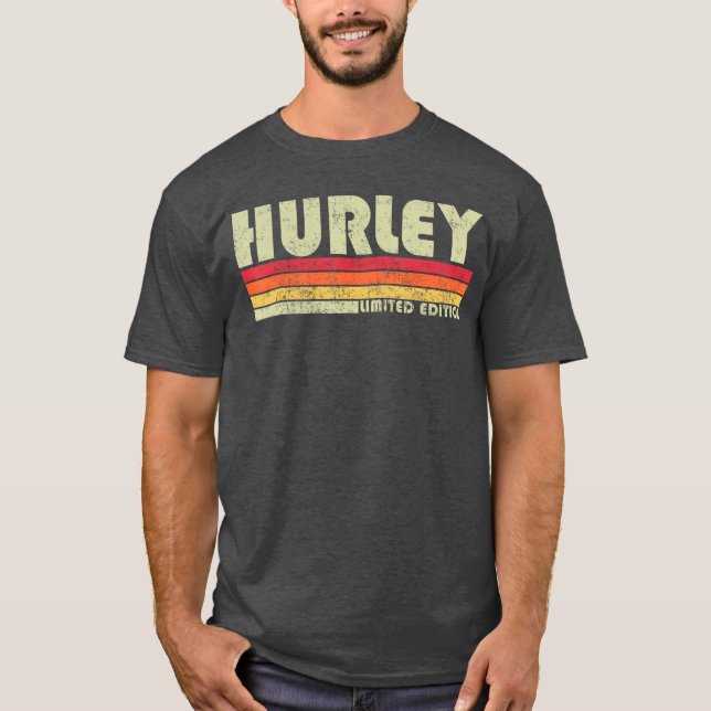 Retro Hurley Home State Cool 70s 80s Style Sunset  T-Shirt (Vorderseite)