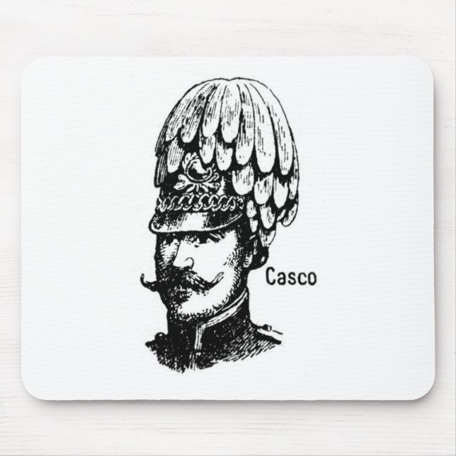 Retro-Hüte-Mauspad Mousepad (Vorne)