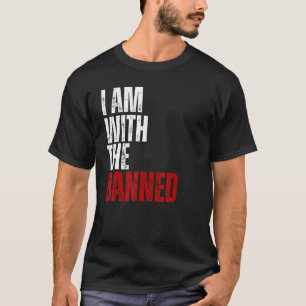 Retro I am Banned Books Bookworwürmer T-Shirt