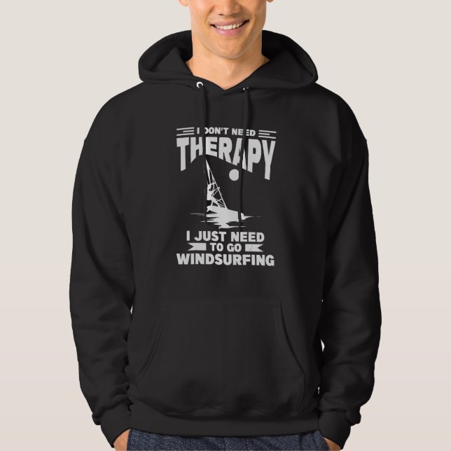 Retro I Don't Need Therapy I Just Need To Go Winds Hoodie (Vorderseite)