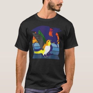 Retro I Flügel-Drache I Schreiende Weißbauch-Zwerg T-Shirt