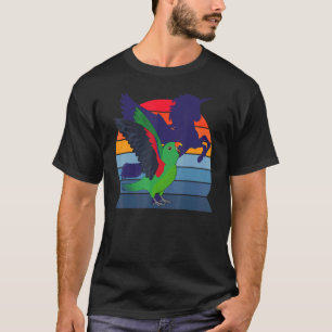 Retro I geflügeltes Einhorn I Schreie männlicher E T-Shirt