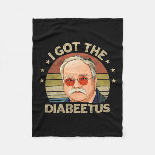 Retro I Got Diabeetus Funny Diabetes Typ 1 2 Fleecedecke