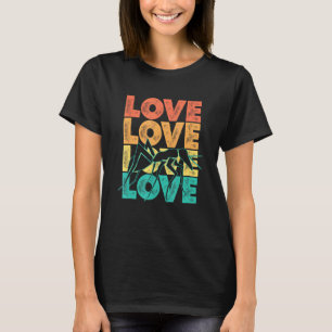 Retro I Liebe und Idee für Insekten T-Shirt