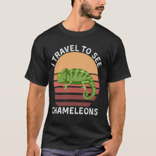 Retro I Reise zu Chameleons Vintag Chameleon T-Shirt