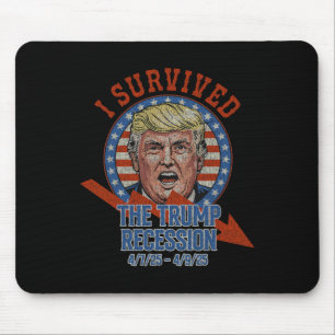 Retro I überlebte die Trump-Rezession 4725 - 4925 Mousepad
