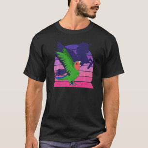 Retro I Winged Unicorn I schreiend Rosy konfrontie T-Shirt