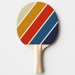 Retro Ice Rainbow Bold gestreift Tischtennis Schläger