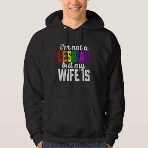 Retro Ich bin nicht lesbisch, aber meine Ehefrau i Hoodie