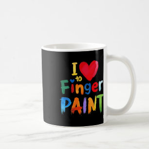 Retro Ich Liebe Mit Fingern Zu Malen Süßes Paar Lu Kaffeetasse