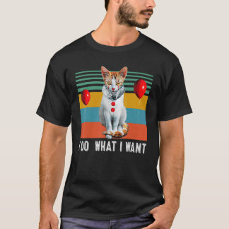 Retro Ich mache was ich will Katze Kätzchen T-Shirt
