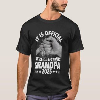 Retro Ich werde 2025 Opa Fist Bump Fett T-Shirt