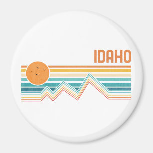 Retro Idaho Boise Nampa Souvenir Vintagen Außenber Magnet