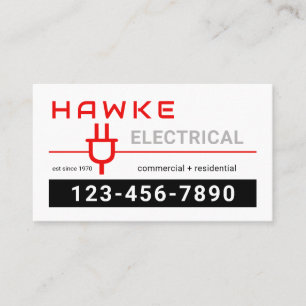 Retro Ihr Name Powers Stecker Visitenkarte