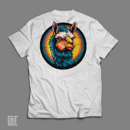 Retro Illama Classic Chill Vibes T-Shirt