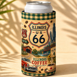 Retro Illinois Route 66 Cafe Americana Selters Dosenkühler