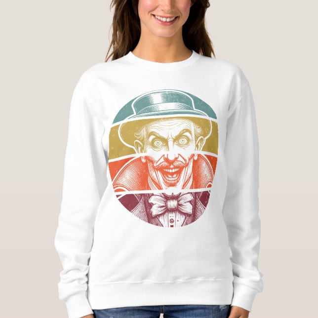 Retro Illusionist für Lichtelemente Sweatshirt (Vorderseite)
