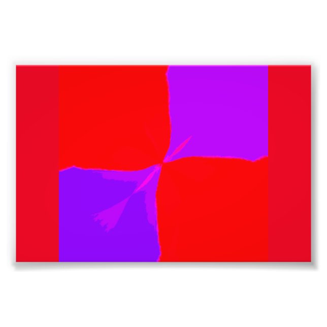 Retro Image 1 Lila und Red Kodak Pro Foto Prints (Vorne)