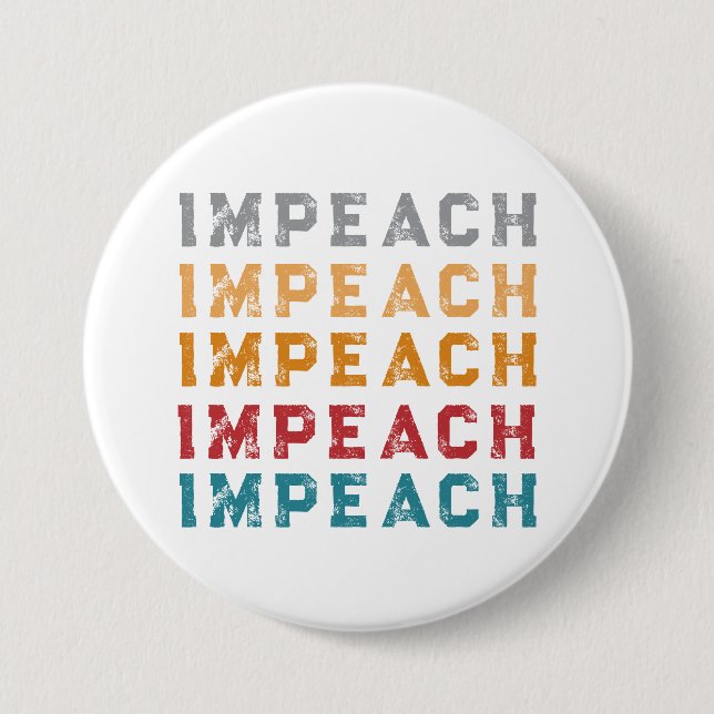 Retro-Impeachment Button (Vorderseite)