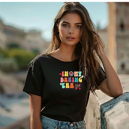 Retro in meinem Baking Era Groovy T - Shirt