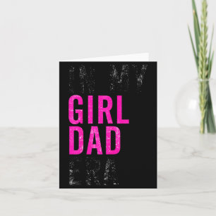 Retro in meiner Dad Girl-Ära Lustiger Vatertag Män Karte