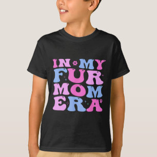 Retro in meiner Mama Era Katze Dog Fur Mama Mutter T-Shirt