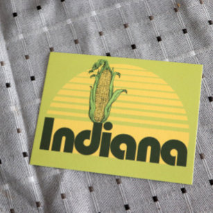Retro Indiana Postkarte
