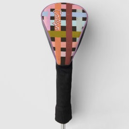 Retro-individuelle Namen-Webware-Rollenstreifen Golf Headcover