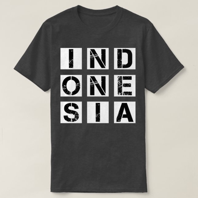 Retro Indonesia T-Shirt (Design vorne)
