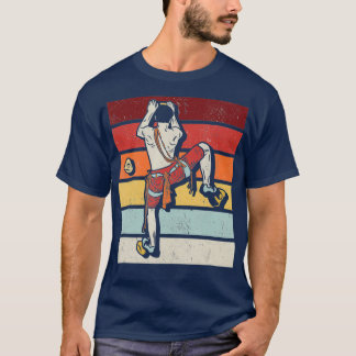 Retro Innenwand Klettergarten Klettergarten T-Shirt