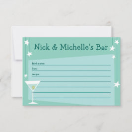 Retro Inspiriert Rezept-Karte